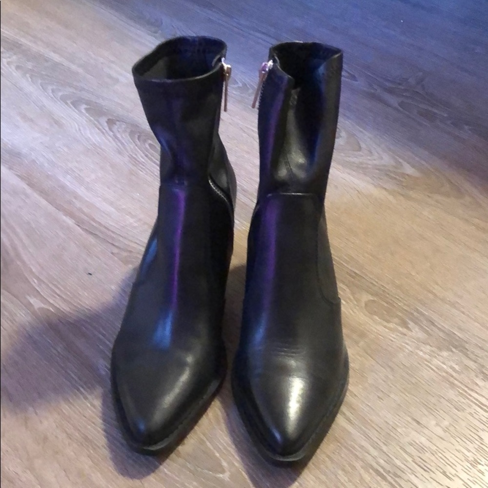 Top Shop Black Booties sz 8